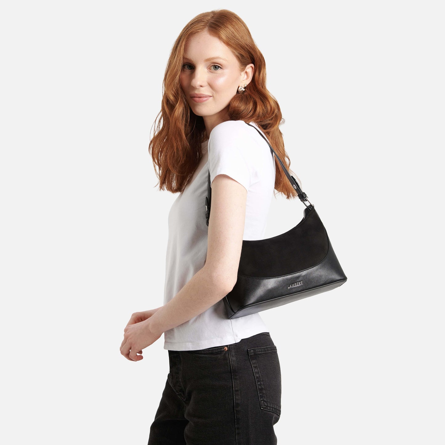 Le Clover - Sac à main 2-en-1 en suède vegan