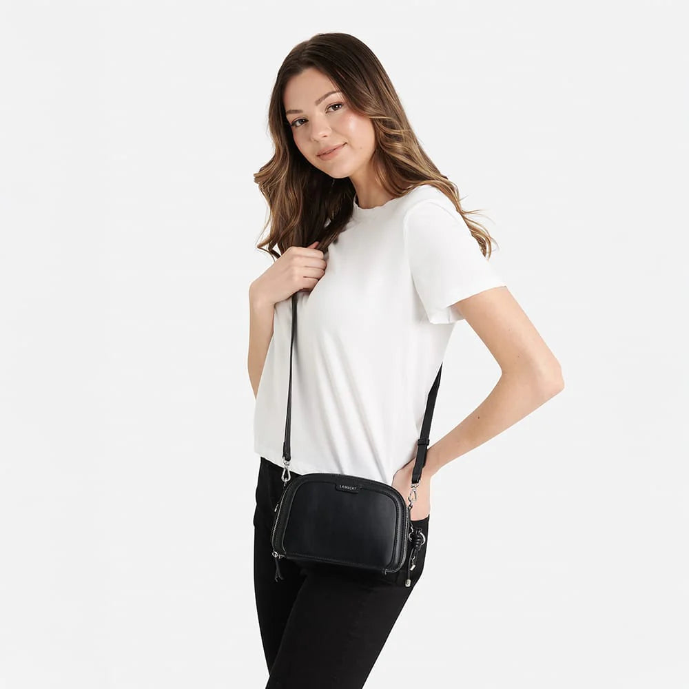 Le Emmy – Sac bandoulière en cuir vegan| Plusieurs couleurs