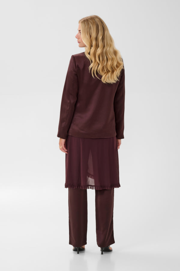 Veston en satin Cocamia