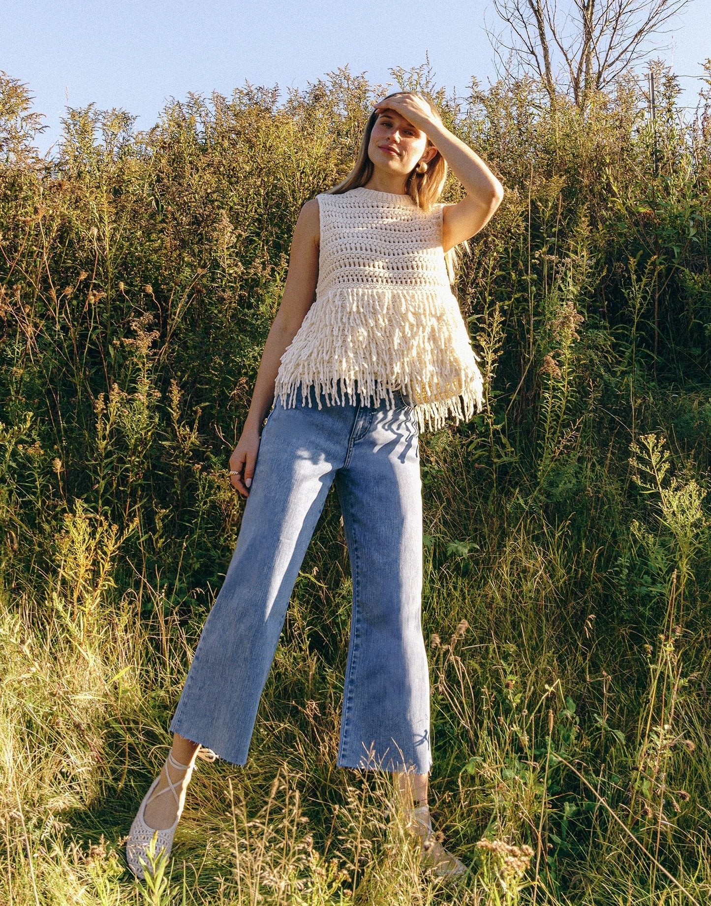Jean Lily| Coupe courte jambe large