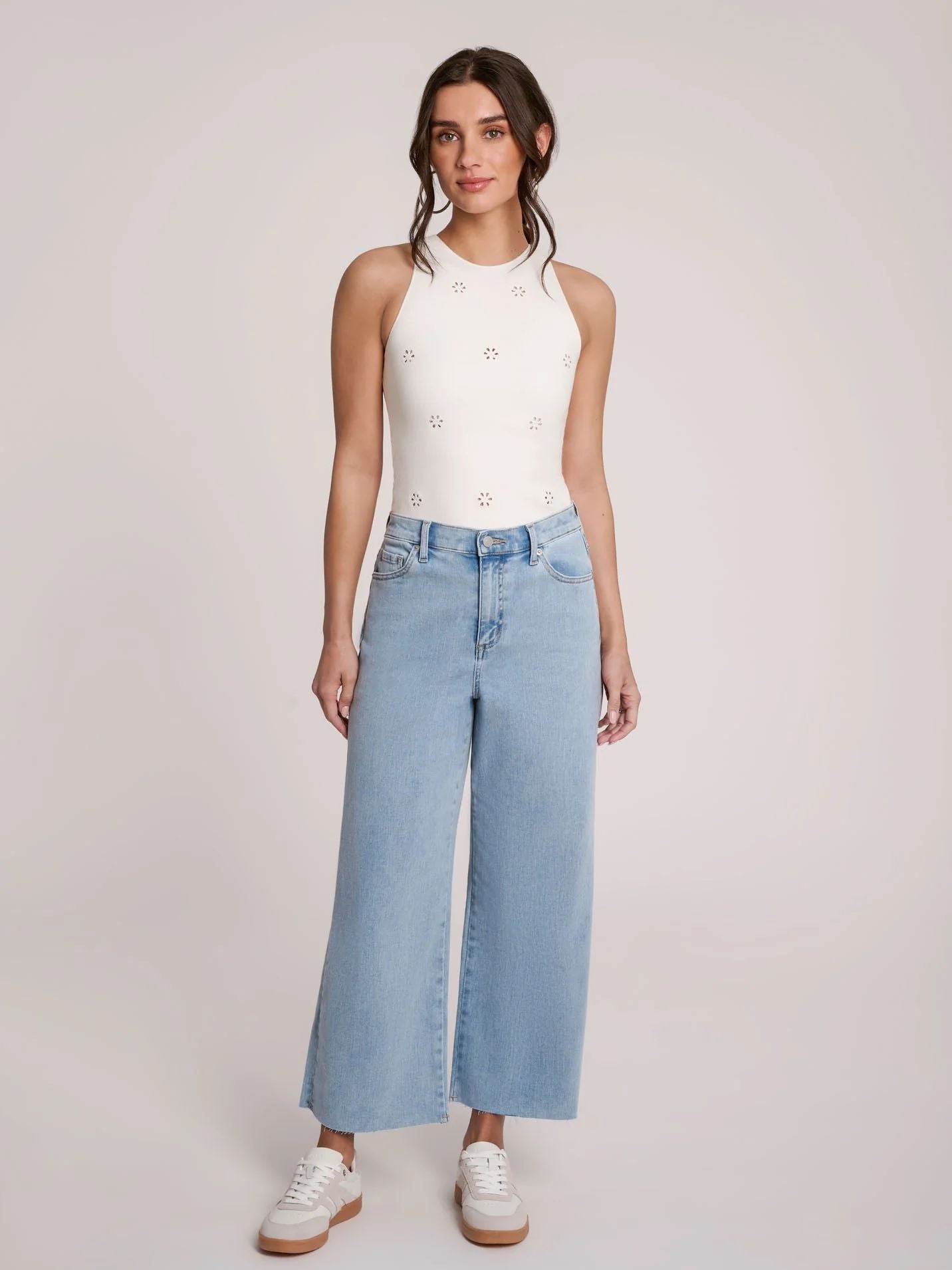 Jean Lily| Coupe courte jambe large