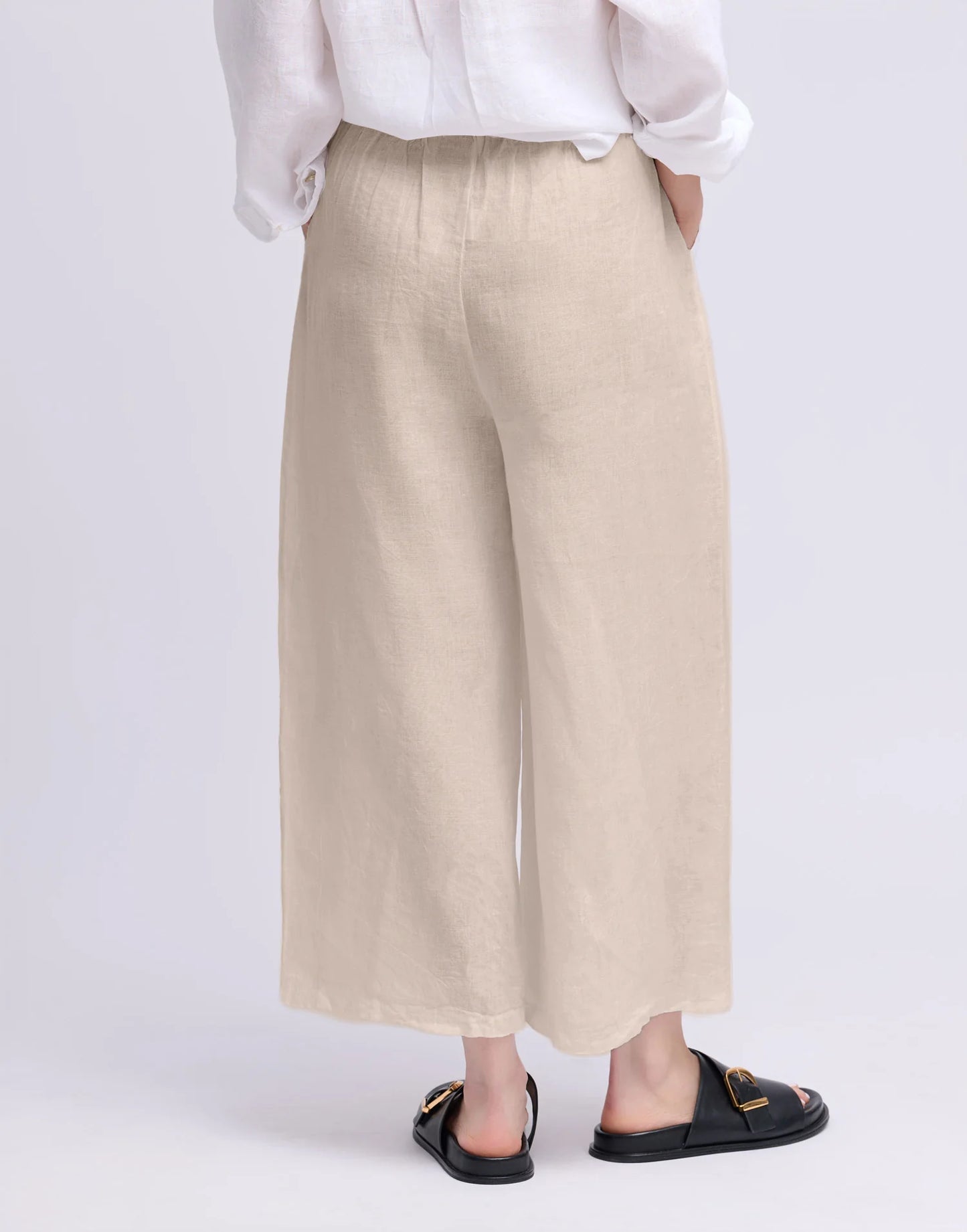Pantalon court à jambes larges Sofia| Plusieur couleurs