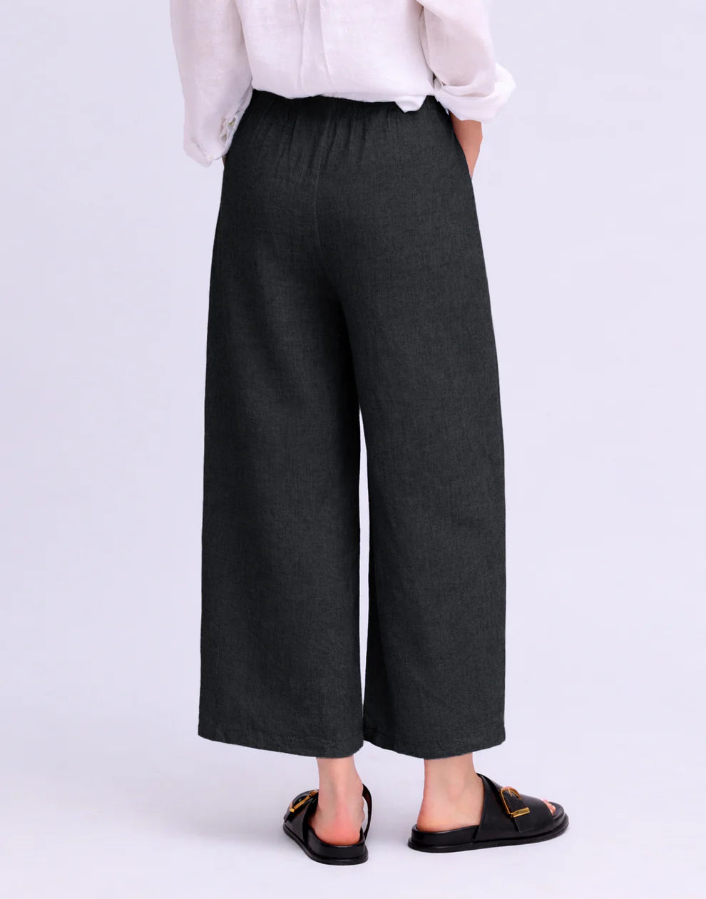 Pantalon court à jambes larges Sofia| Plusieur couleurs