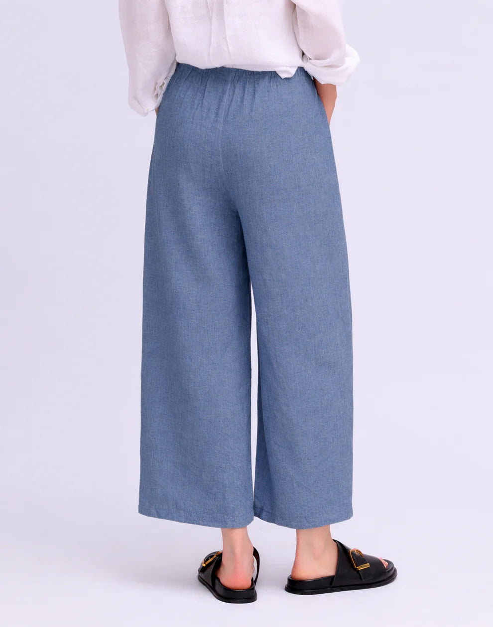 Pantalon court à jambes larges Sofia| Plusieur couleurs