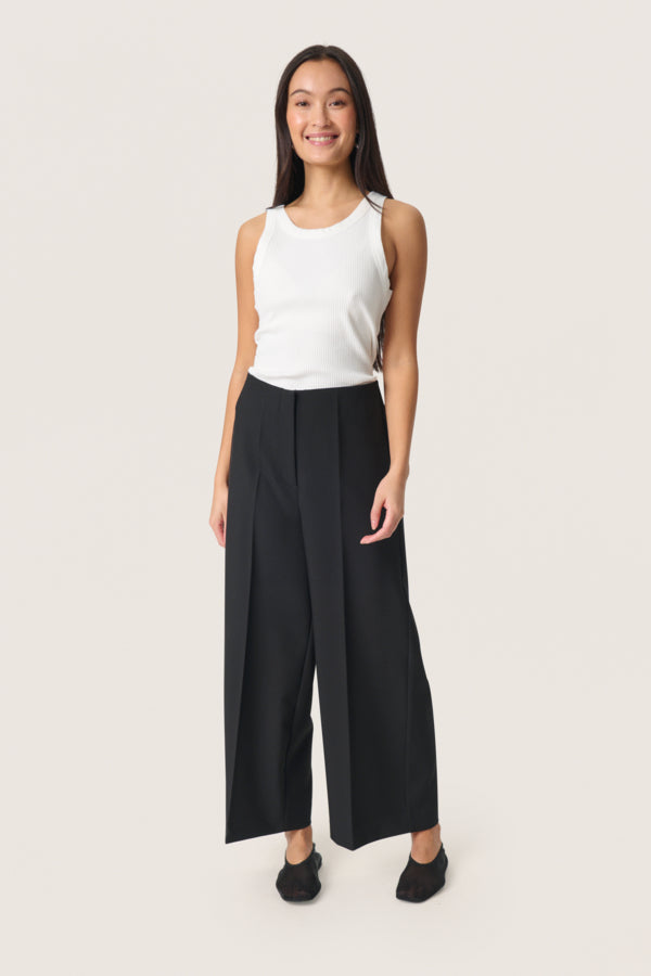 Pantalon Corinne| ample jambe courte