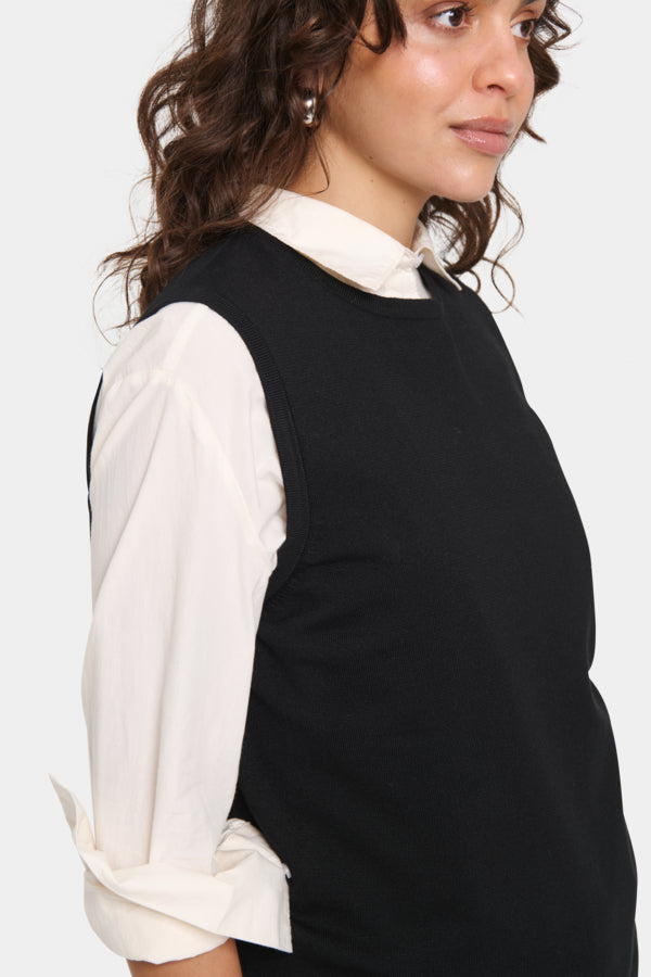 Pull sans manche Mila