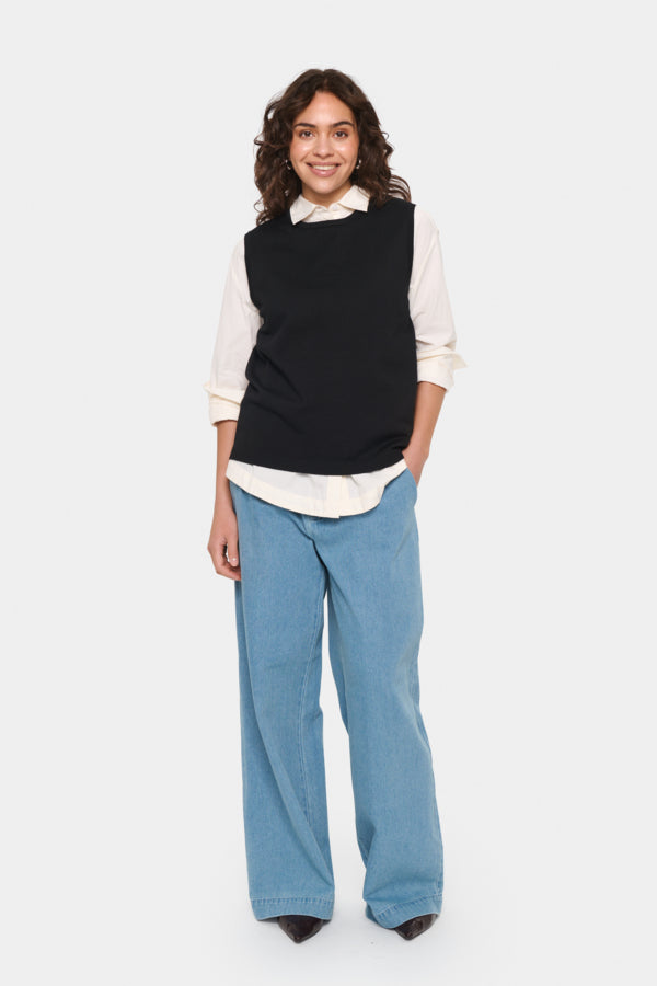 Pull sans manche Mila