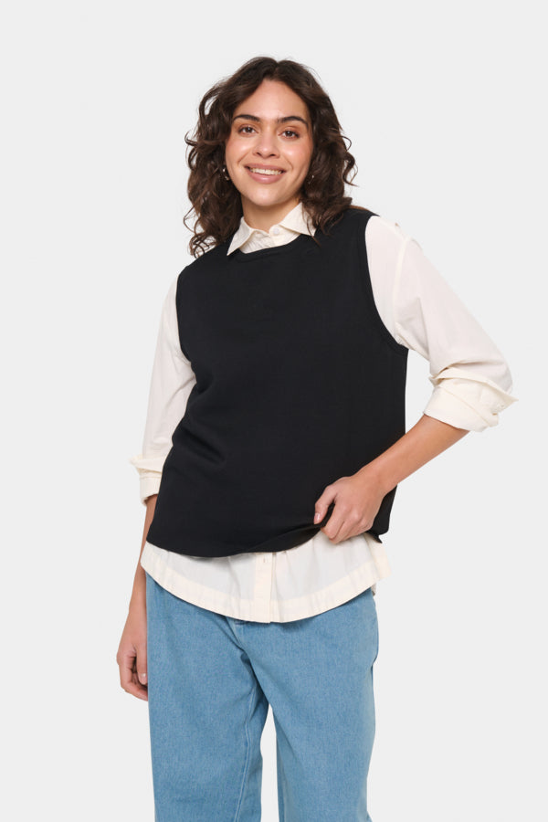 Pull sans manche Mila