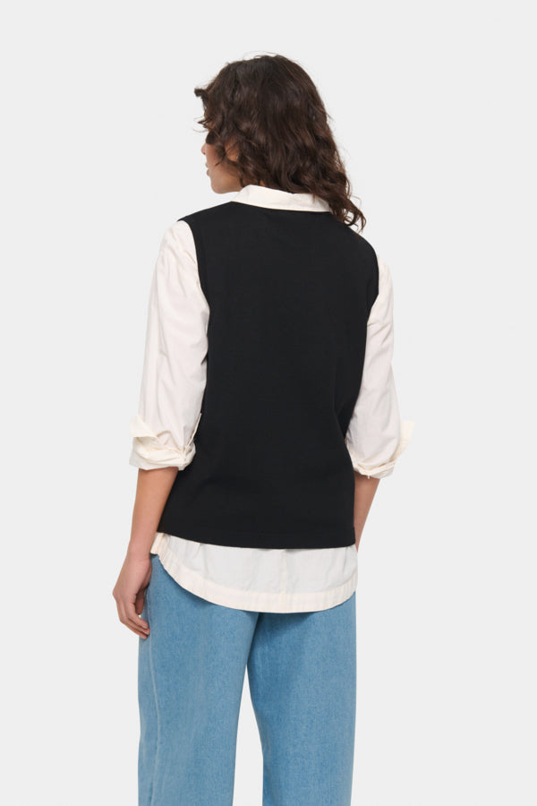 Pull sans manche Mila