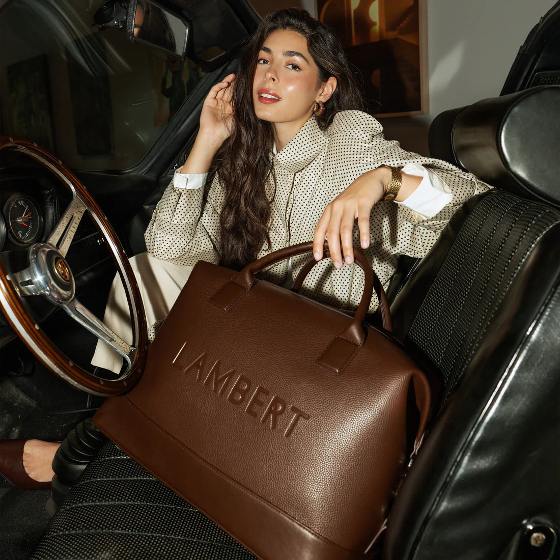 Le Mae - Petit sac de voyage en cuir vegan| Plusieurs couleurs