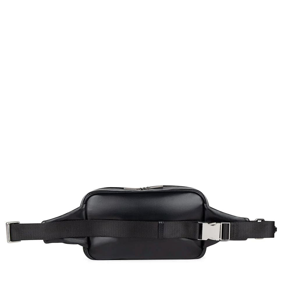 Le Hazel - Sac banane puffy en cuir vegan