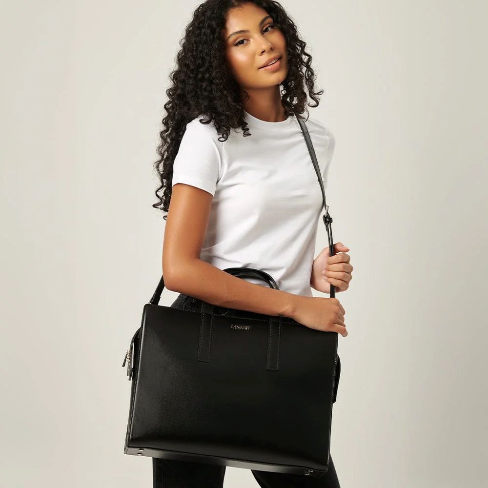 Le Helia - Malette 2-en-1 en cuir vegan| Plusieurs couleurs