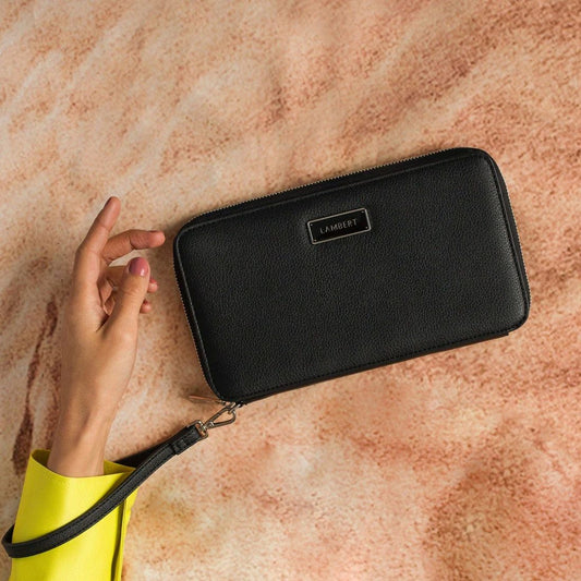 Le Ines - Étui à passeport familial en cuir vegan| Plusieurs couleurs