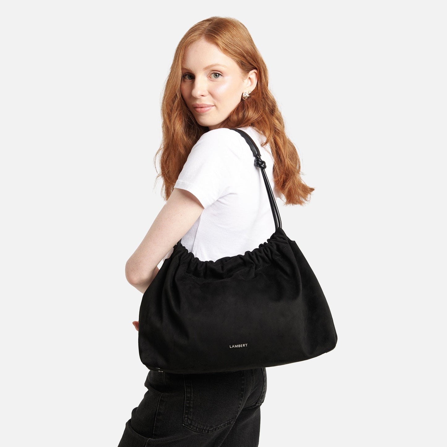 Le Lara - Sac à main en suède vegan| Plusieurs couleurs