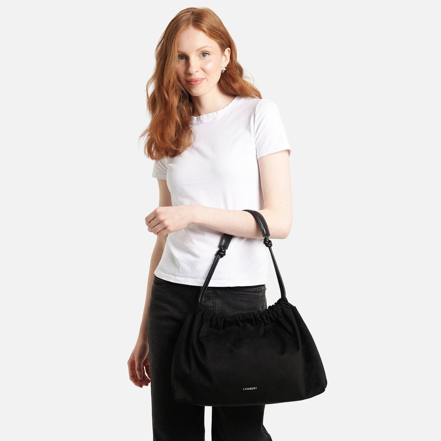 Le Lara - Sac à main en suède vegan| Plusieurs couleurs