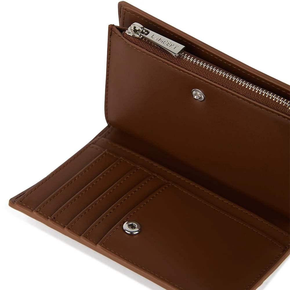 Le Lexie – Portefeuille compact en cuir vegan| Plusieurs couleurs