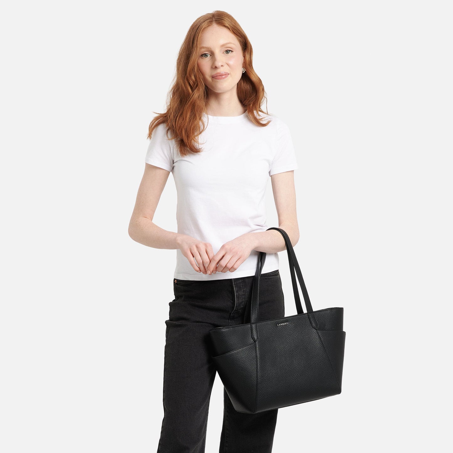 Le Opale - Moyen sac fourre-tout en cuir vegan| Plusieurs couleurs