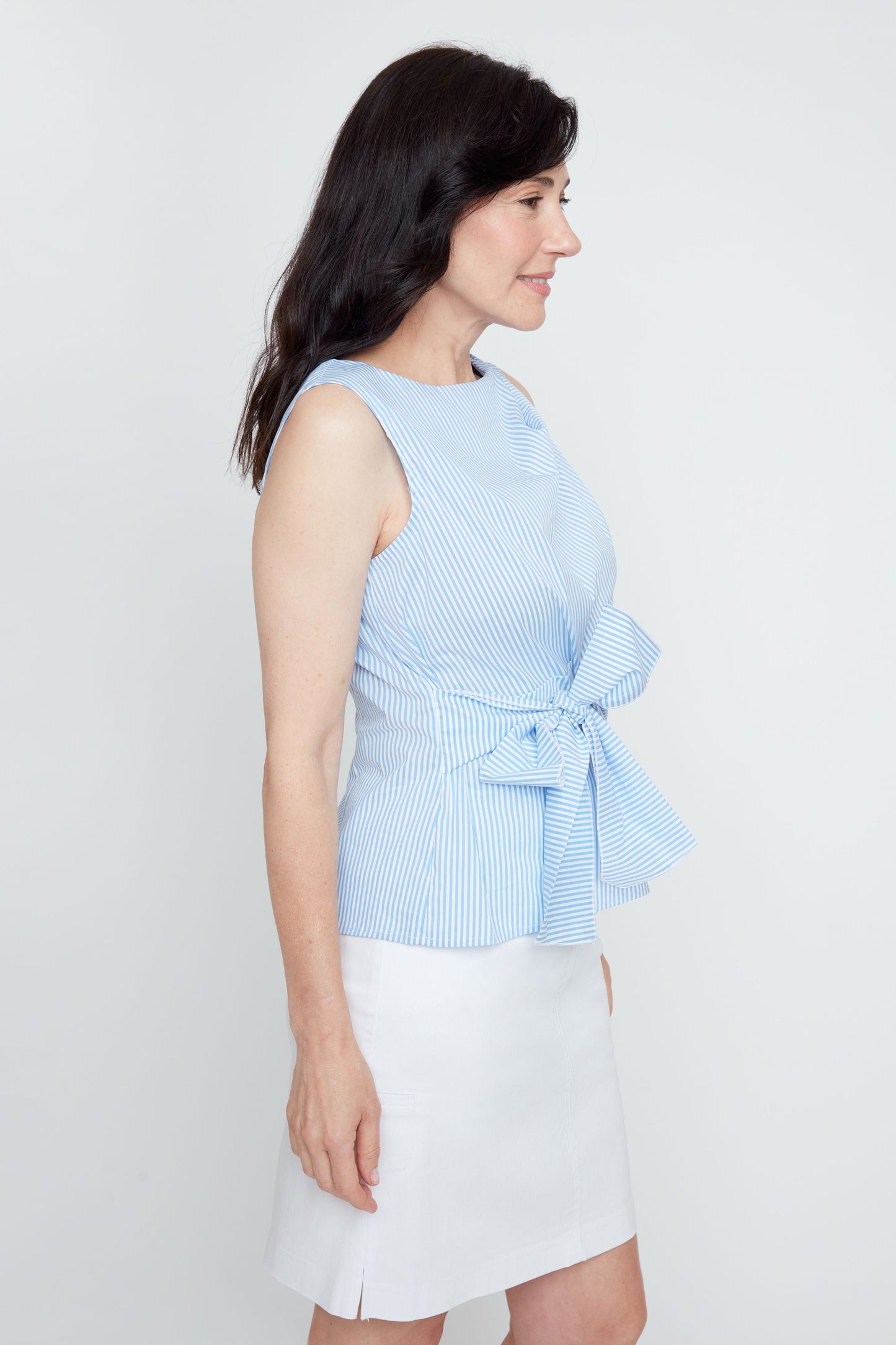 Blouse Blue Combo