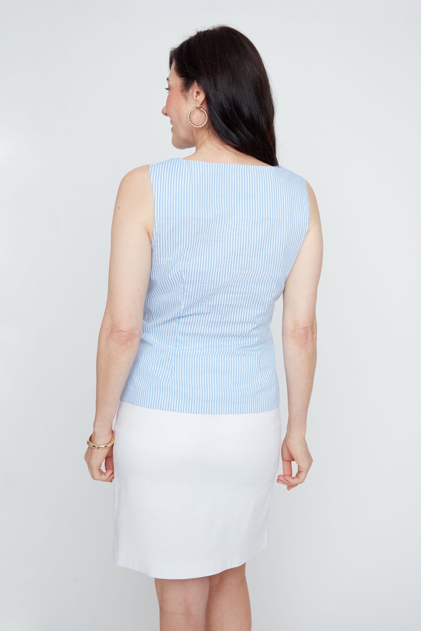 Blouse Blue Combo