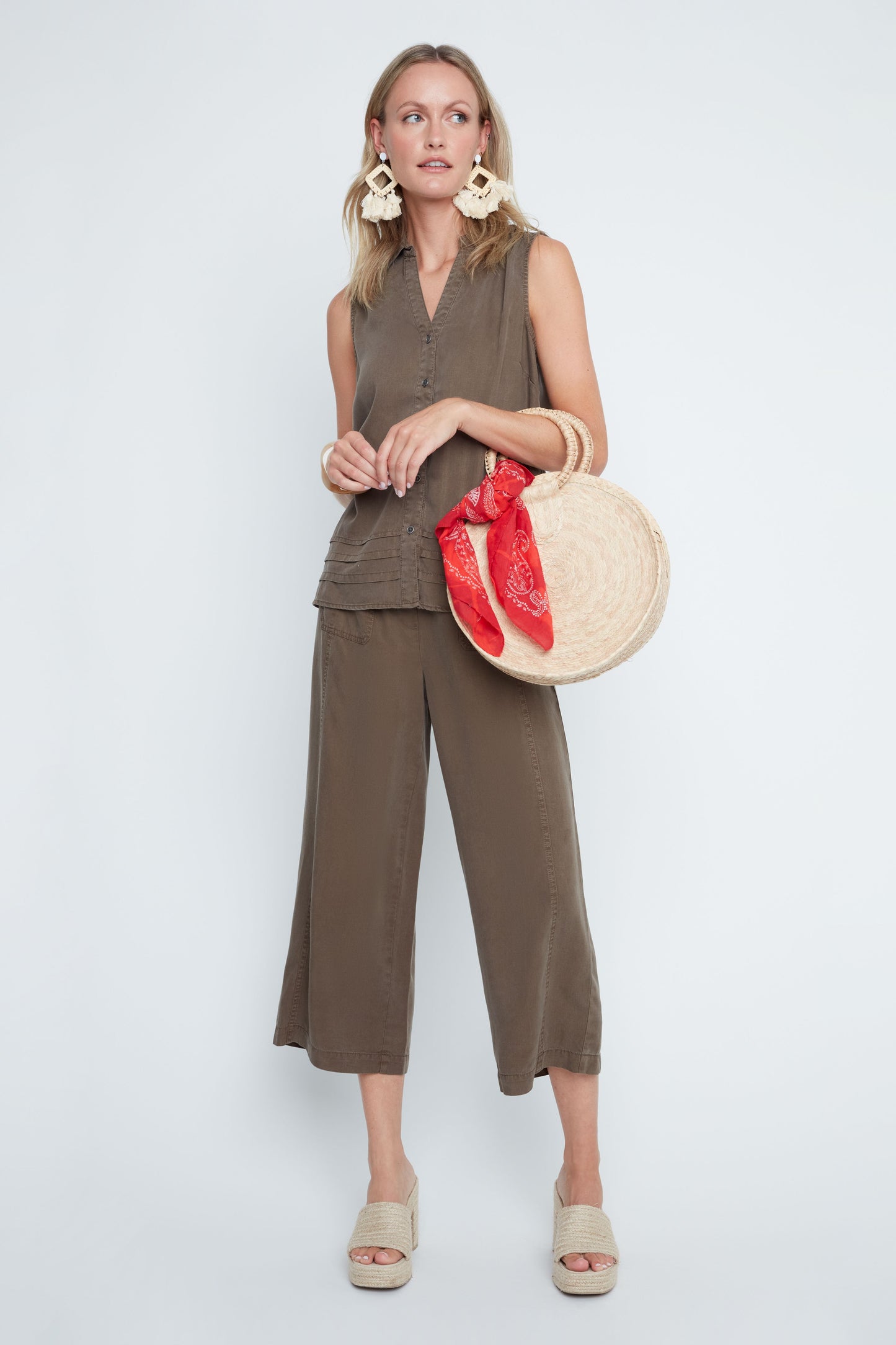 Pantalon Chambray| Plusieurs couleurs