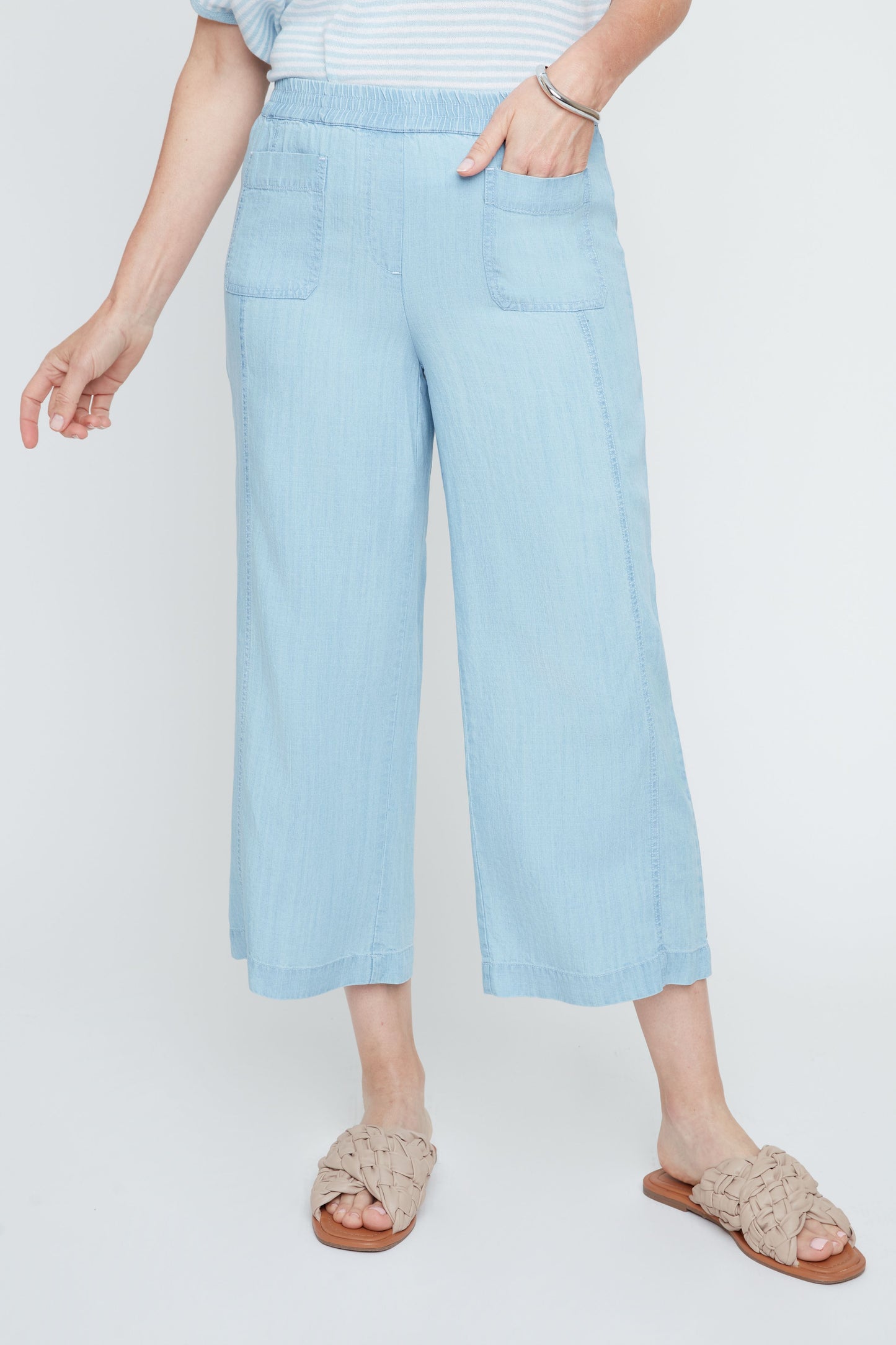 Pantalon Chambray| Plusieurs couleurs