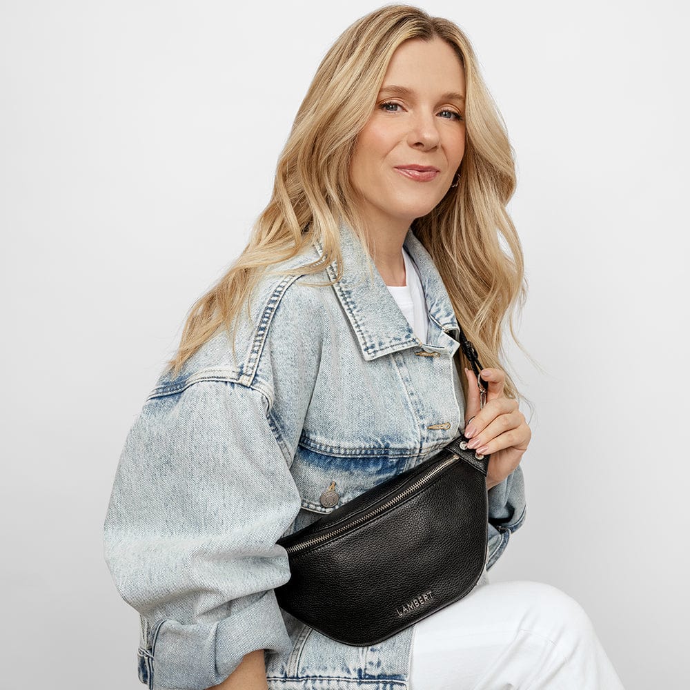 Le Sarah - Sac banane en cuir vegan| Plusieurs couleurs