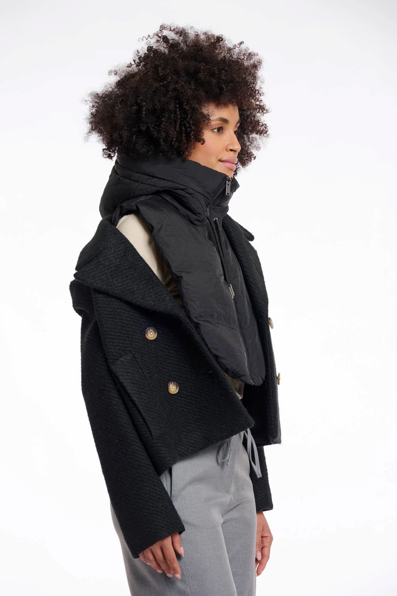 Col à capuchon Tabita