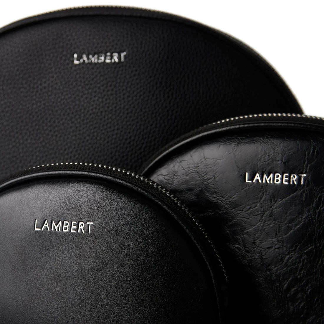 Le Yara - Trio de pochettes en cuir vegan